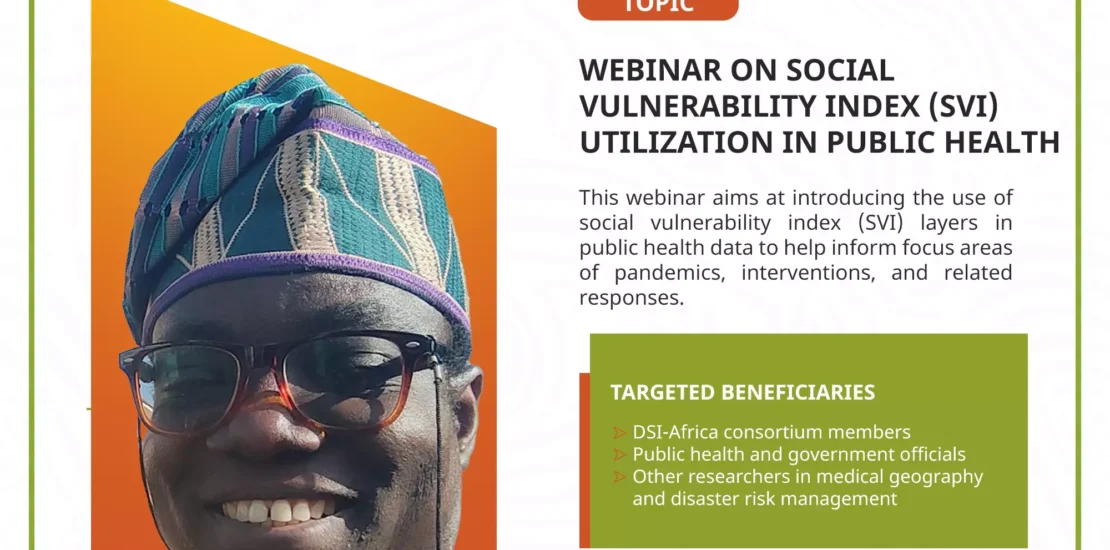 Webinar on Social Vulnerability Index (SVI) Utilization in Public Health