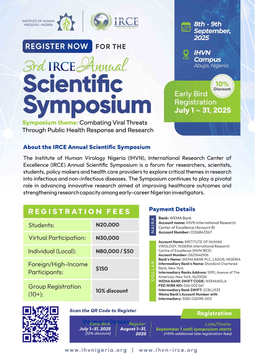 Registration Now Open for the 3rd IRCE Annual Scientific Symposium – IRCE